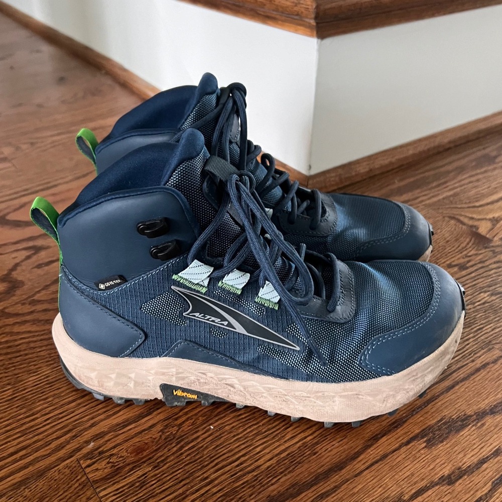 Altra Timp Hiker GTX Navy Blue Gore-Tex Waterproof Trail Boots AL0A85P8445 Sz 8 - Picture 10 of 13